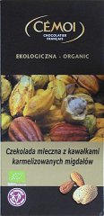 Cemoi czekolada mleczna z kawalkami karmelizowanych migdalow